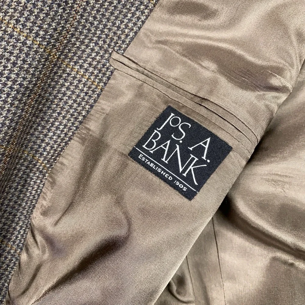 Jos. A Bank 3-Button Blazer Sport Coat Wool 42R 44